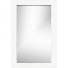 Strasser Woodenwork 78.761 - 19.5 X .75 X 29.5 Framed Mirror Non-Bev Square Sat White