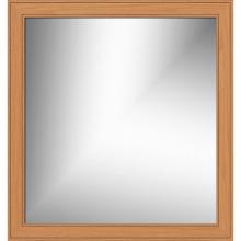 Strasser Woodenwork 78.434 - 30 X .75 X 32 Framed Mirror Non-Bev Deco Miter Nat Oak