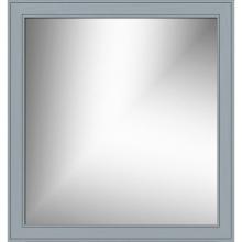 Strasser Woodenwork 78.435 - 30 X .75 X 32 Framed Mirror Non-Bev Deco Miter Silver Oak