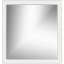 Strasser Woodenwork 78.443 - 30 X .75 X 32 Framed Mirror Non-Bev Deco Miter Powder Grey