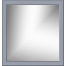 Strasser Woodenwork 78.283 - 30 X .75 X 32 Framed Mirror Non-Bev Round Sat Silver
