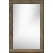 Strasser Woodenwork 85-040 - 19.5 X .75 X 29.5 Framed Mirror Non-Bev Round Dusky Oak