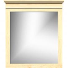 Strasser Woodenwork 78.743 - 32.5 X 2.25 X 35 Crowned Mirror Non-Bev Square Nat Maple