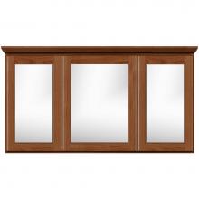 Strasser Woodenwork 01-862 - 48 X 6.5 X 27 Simplicity Med Tri-View R''D/Mir Medium Alder