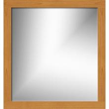 Strasser Woodenwork 01.221 - 30 X 0.75 X 32 Simplicity Framed Mirror Square Natural Alder