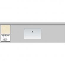 Strasser Woodenwork 65.398.4 - 61 X 19 X 1.25 Countertop Quartz Dreamy Marfil Sm Rect White