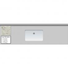 Strasser Woodenwork 65.880.0 - 61 X 19 X 1.25 Countertop Quartz Via Augusta Rect White