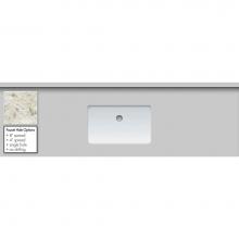 Strasser Woodenwork 65.852.0 - 61 X 19 X 1.25 Countertop Quartz Sangda Falls Rect White