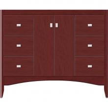 Strasser Woodenwork 32-263 - 42 X 21 X 34.5 Wallingford View Vanity Slab Dk Cherry Sb