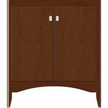 Strasser Woodenwork 32-206 - 30 X 21 X 34.5 Wallingford View Vanity Slab Pecan Cherry Std