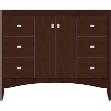 Strasser Woodenwork 33-320 - 42 X 21 X 34.5 Wallingford View Vanity Slab Choc Cherry Sb