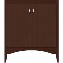 Strasser Woodenwork 33-461 - 30 X 18 X 34.5 Wallingford View Vanity Slab Choc Oak Std