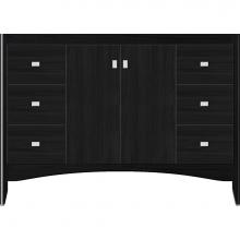 Strasser Woodenwork 33-635 - 48 X 18 X 34.5 Wallingford View Vanity Slab Midnight Oak Sb