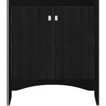 Strasser Woodenwork 33-647 - 30 X 18 X 34.5 Wallingford View Vanity Slab Midnight Oak Std