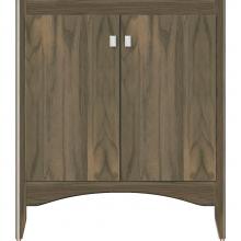 Strasser Woodenwork 30-412 - 30 X 21 X 34.5 Wallingford View Vanity Slab Dusky Oak Std