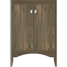 Strasser Woodenwork 30-384 - 24 X 21 X 34.5 Wallingford View Vanity Slab Dusky Oak Std