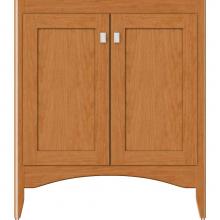 Strasser Woodenwork 30-895 - 30 X 21 X 34.5 Wallingford View Vanity Shaker Nat Cherry Std