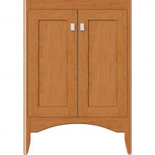 Strasser Woodenwork 30-810 - 24 X 21 X 34.5 Wallingford View Vanity Shaker Nat Cherry Std