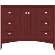 Strasser Woodenwork 30-742 - 42 X 18 X 34.5 Wallingford View Vanity Shaker Dk Cherry Sb