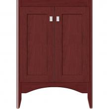 Strasser Woodenwork 30-811 - 24 X 21 X 34.5 Wallingford View Vanity Shaker Dk Cherry Std