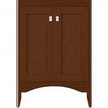 Strasser Woodenwork 30-730 - 24 X 21 X 34.5 Wallingford View Vanity Shaker Pecan Cherry Std