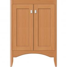 Strasser Woodenwork 30-872 - 24 X 21 X 34.5 Wallingford View Vanity Shaker Nat Oak Std