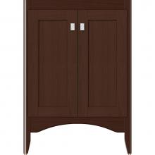 Strasser Woodenwork 33-440 - 24 X 21 X 34.5 Wallingford View Vanity Shaker Choc Oak Std