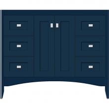 Strasser Woodenwork 34-207 - 42 X 18 X 34.5 Wallingford View Vanity Shaker Lapis Night Sb