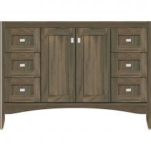 Strasser Woodenwork 30-479 - 48 X 21 X 34.5 Wallingford View Vanity Shaker Dusky Oak Sb