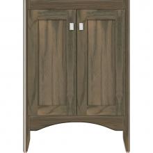 Strasser Woodenwork 30-383 - 24 X 21 X 34.5 Wallingford View Vanity Shaker Dusky Oak Std