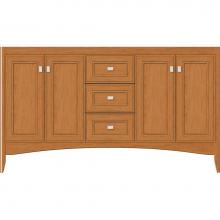 Strasser Woodenwork 32-819 - 60 X 21 X 34.5 Wallingford View Vanity Deco Miter Nat Cherry Db