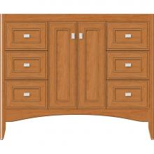 Strasser Woodenwork 32-867 - 42 X 21 X 34.5 Wallingford View Vanity Deco Miter Nat Cherry Sb