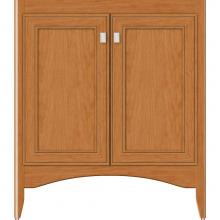 Strasser Woodenwork 32-972 - 30 X 18 X 34.5 Wallingford View Vanity Deco Miter Nat Cherry Std