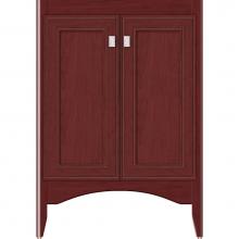 Strasser Woodenwork 32-971 - 24 X 18 X 34.5 Wallingford View Vanity Deco Miter Dk Cherry Std