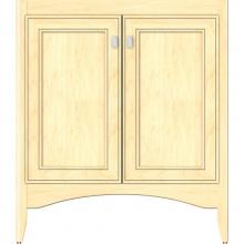 Strasser Woodenwork 32-940 - 30 X 21 X 34.5 Wallingford View Vanity Deco Miter Nat Maple Std