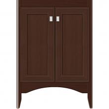 Strasser Woodenwork 33-562 - 24 X 21 X 34.5 Wallingford View Vanity Deco Miter Choc Oak Std