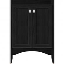 Strasser Woodenwork 33-701 - 24 X 18 X 34.5 Wallingford View Vanity Deco Miter Midnight Oak Std