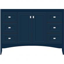 Strasser Woodenwork 34-372 - 48 X 18 X 34.5 Wallingford View Vanity Deco Miter Lapis Night Sb