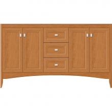 Strasser Woodenwork 32-525 - 60 X 21 X 34.5 Wallingford View Vanity Ogee Miter Nat Cherry Db