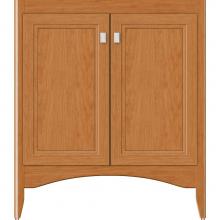 Strasser Woodenwork 32-658 - 30 X 18 X 34.5 Wallingford View Vanity Ogee Miter Nat Cherry Std