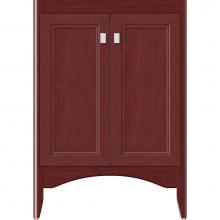 Strasser Woodenwork 32-657 - 24 X 18 X 34.5 Wallingford View Vanity Ogee Miter Dk Cherry Std