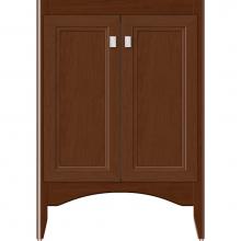 Strasser Woodenwork 32-571 - 24 X 21 X 34.5 Wallingford View Vanity Ogee Miter Pecan Cherry Std