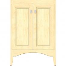 Strasser Woodenwork 32-651 - 24 X 21 X 34.5 Wallingford View Vanity Ogee Miter Nat Maple Std