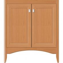 Strasser Woodenwork 32-713 - 30 X 21 X 34.5 Wallingford View Vanity Ogee Miter Nat Oak Std