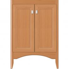 Strasser Woodenwork 32-715 - 24 X 21 X 34.5 Wallingford View Vanity Ogee Miter Nat Oak Std