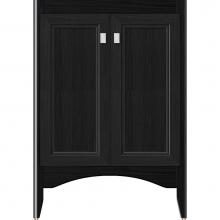 Strasser Woodenwork 33-677 - 24 X 18 X 34.5 Wallingford View Vanity Ogee Miter Midnight Oak Std