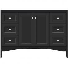 Strasser Woodenwork 32-784 - 48 X 18 X 34.5 Wallingford View Vanity Ogee Miter Sat Black Sb