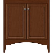 Strasser Woodenwork 30-227 - 30 X 18 X 34.5 Wallingford View Vanity Ultra Pecan Cherry Std