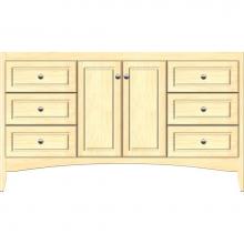 Strasser Woodenwork 30-450 - 60 X 21 X 34.5 Wallingford View Vanity Ultra Nat Maple Sb