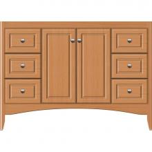 Strasser Woodenwork 30-343 - 48 X 18 X 34.5 Wallingford View Vanity Ultra Nat Oak Sb